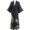 Ledamon Kimono - Accappatoio da donna, Nero-A., Taglia unica