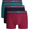 DIM Boxer Uomo in Cotone Elasticizzato x3 | Cintura Grafica Colorata | Comfort ottimale | Morbido Cotone Elasticizzato