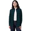 Amazon Essentials Camicia da Donna in Flanella a Quadri Leggera, a Maniche Lunghe, vestibilità Regolare, Verde Scuro, XL