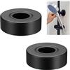 Joybble 2 rosette per tubi in metallo nero opaco, rosetta di copertura per rubinetto e rubinetto doccia, rosetta da parete per collegamento a S, copertura per tubi, bagno e cucina (60 x 18 x 21)