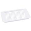QUARKZMAN 225 x 150mm Copertura per bocchette d'aria Griglia Bianco | in lega di alluminio a maglia, di ventilazione a persiana rettangolare, Copertura per bocchette d'aria