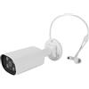 XUMIUZIY Telecamera di Sorveglianza da 4 MP, Telecamera di Sicurezza PoE a Colori 4K Ultra HD PoE con Rilevamento Umano AI IP66 Impermeabile con Visione Notturna a Infrarossi