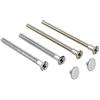 Grohe 46088000 Set di Viti, Cromato, Set di 2 Pezzi