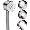 Wekuw Soffione Doccia Pressione Acciaio Inox