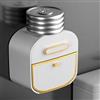 Generic Punzonatrice multiuso - Porta carta igienica e scatola porta fazzoletti per bagno o cucina - Materiale PS+ABS, 22 x 11,5 x 20 cm, bianco/verde/grigio (bianco) professionale e alla moda