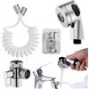 Generic Attacco spruzzatore per rubinetto, set spruzzatore portatile per bagno, 2 modalità di spruzzo, adattatore per tubo doccia, strumento per il bagno per lavare i capelli, utensili per la pulizia della