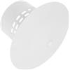 HEANUJJ Cappello Antipioggia per Stufa in Pvc Bianco, Protezione per Sfiato del Tetto da Pioggia e Neve, per Campeggio e Uso Esterno, Diametro 75mm
