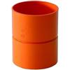 Generico Manicotto femmina-femmina in pvc - Colore Arancio - Diametro 50