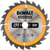 DEWALT LAME X SEGHE CIRCOLARI EDILIZIA - Lama Circolare 152x20mm 24 denti Portatile, 1 Pezzo