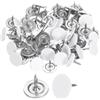 QUARKZMAN 60pz Chiodi per Tappezzeria Testa Piatta da 11mmx10mm Bianco