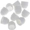 Milageto Viti Esagonali Della Copertura Dei Cappucci di Protezione Del Dado Della Cupola Bianca di 10pcs M6