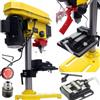 Generico Trapano a Colonna da Banco 1850W, Mandrino Autoserrante 13 mm B16, 5 Velocità 600-2650 RPM, Piano Regolabile e Inclinabile, Laser di Precisione, per Legno, Metallo e Plastica