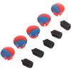 Ipetboom Copri Foro Rubinetto 5pezzi ABS Rosso Blu con Viti e Chiave | Indicatori Caldo Freddo, Design, Filettatura M5x8, per Lavello Cucina e Bagno