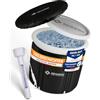 Zenhero Recovery - Set di bagni di ghiaccio (85 cm di diametro) - Massimo comfort e molto spazio, più grande dello standard - Con termometro, terapia del freddo per la casa - Serbatoio gelato con 5