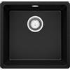 PRIMAGRAN Lavello sottotop Nero - Venezia Easy, 46x44cm