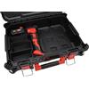 Kos Design Compatibile con MILWAUKEE Packout Box - Insert stampato in 3D in PLA+ per BMT M18 | Organizzatore per Packout Koffer - Robusto e ben ordinato (BMT M18)