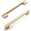 Amerdeco 10 maniglie per mobili, colore oro, 192 mm, distanza tra i fori, per armadi da cucina, cassetti, maniglie per cassetti, armadi da cucina, guardaroba UK0048…