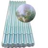 Geovne Fogli Pretagliati di Vetroresina Ondulata Spessi 2mm,Copertura Tettoia Resistenti Agli Urti,Pannelli da Tetto Trasparente Antipioggia,per Serre,Tettoie,Capannoni (0.9x2m/35x79in,7 Pcs)