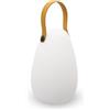 FLINQ Lampada da Tavolo Senza Fili Coco - LED Ricaricabile RGB Bianco Caldo | Lampada d'atmosfera interno & esterno (IP44), RGB e bianco caldo 2700K - ricaricabile, telecomando, 18 x 26 cm