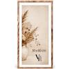 Velora Home&Living VELORA H&L Cornice Foto Legno Bruciato 30 x 60 cm - Cornice in Legno con Plexiglass Trasparente, Portafoto da Parete, Cornice per Poster, Fotografie, Puzzle, Diplomi e Certificati