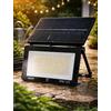 myself 21 SHOP® Faro Pieghevole 400W A Led Smd Con Pannello Solare E Sensore Crepuscolare Super Slim per Illuminazione Giardino, Casa, Negozio