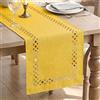 Artoid Mode Giallo Stile Rustico Casa di Campagna Geometrico Estate Runner da Tavolo 40x180 cm, Decorazione Stagionale per Interni, Vacanza, Festa, Decorazione
