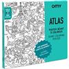 Omy O'my Poster Gigante da colorare Atlas 100 x 70 cm