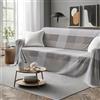 SpazioTessile Copritutto Arredatutto Telo arredo Copridivano Copriletto Fantasia Letto Divano (Scotland Beige, 180x300)