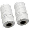 WaTudouYe 2 Rotoli 1 Mm Filato Bianco In Puro Cotone Per Tessitura Tappeti Gobelin Filato