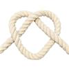 FOSER Corda in cotone, macramè, per fai da te, progetti decorativi, giocattoli per animali domestici (8 mm (50 m)