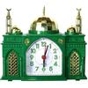 The Friendly Trading Co Sveglia a forma di Moschea. Chiamata islamica alla preghiera (Azan) Quando suona la sveglia. Scegli Azan o Campana per l'allarme. Batteria orologio con sveglia. Orologio islamico. Verde.