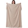 CalmyBEACH Telo mare in spugna XXL 100% cotone, Beige, 120x200cm