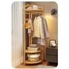 WxMTykx Appendiabiti Angolo Semplice Appendiabiti Terra La Casa Appendiabiti Ingresso Organizer Mensola Angolo Cappelli Con Ganci E Ripiani A 3 Livelli Per Corridoio,Soggiorno,Camera Da Letto ( Color : Light