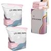 Generico 3pcs Sacchetti Sottovuoto Senza Pompa 3D-No Pump Vacuum Storage Bags