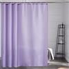 Furlinic Tenda Doccia Antimuffa Tessuto in Poliestere Grande Tende Doccia Impermeabile Lavabile Viola Tenda Vasca da Bagno con 12 Ganci 200x200cm.