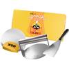 The Smash Lab - Kit Smash Burguer - Pressa Hamburger in Acciaio Inox 304 con Spatola e Carta Antiaderente. Schiacciatore per hamburger e accessori Smasher.