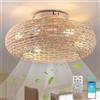 MiiR Ventilatore Da Soffitto Con Illuminazione Rattan E27 Luce Con Ventilatore Con Telecomando E APP Lampadario Silenzioso Con Timer A 6 Velocità Del Vento Con Ventilatore Per Soggiorno Camera Da Letto