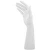 PHENOFICE Manichino Mano Porta Gioielli Donna in Pvc Bianco, Espositore Anelli e Bracciali, Design Creativo e Robusto per Vetrine e Mostre