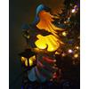HADAVAKA Hell's Messenger with Lantern - Faceless Ghost Sculpture Halloween Decor, The Ghost Looking for Light Yard Statue, Realistic Resin Ghost Sculpture for Halloween Garden Decoration