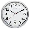 MAUL Orologio da parete MAULstep argento bianco Ø40 cm silenzioso