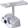 Akfldms Dock di Ricarica per Cuffie PS VR2, Stazione di Ricarica Multifunzionale, Supporti per Display di Realtà Virtuale.