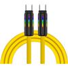 Nucelit Cavo di ricarica rapida in silicone da USB C a USB C 5A 100W 240W cavo di alimentazione con ricarica rapida per e viaggi veloci