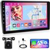 Motorsi Carplay Autoradio per Fiat 500L 2012 con Android Auto, 4GB+64GB Android Bluetooth Car Stereo Schermo con GPS WiFi RDS/FM Radio SWC EQ USB Mirror Link Canbus + Telecamera Posteriore