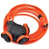 ELS Elektrotechnika Cavo di prolunga in gomma con attacco a 3 strati, 30 m, H07BQ-F, 3 x 2,5 mm², IP54, per interni ed esterni, AC 230 V/16 A.