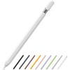 SSS·GRGB Astuccio ultra sottile in silicone per Apple Pencil (USB-C) 2023, accessori per Apple Pencil, doppio tocco, custodia in silicone (bianco, 1 confezione)