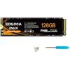 Ediloca EN605 128GB M.2 SSD, NVMe1.3 PCIe Gen3 x4 SSD Unità a stato solido interne, M.2 2280 - Velocità di lettura/scrittura fino a 1130/400 MB/s - SSD interno compatibile con laptop e PC desktop