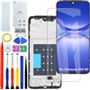 HLYGZX Display Schermo per Samsung A16 5G A166B A166B/DS OLED con Cornice | con kit di riparazione,OLED，HD+ Display，Sostituire lo schermo,per Modello:A166P A166P/DS A166E A166E/DS