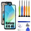 VUXYIT Compatibile con Samsung Galaxy A16 4G SM-A165F, SM-A165F/DS, SM-A165M, SM-A165M/DS, ricambio per touch screen, digitalizzatore e display LCD [con cornice] [senza funzione di impronte digitali