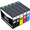 Hyggetech Printer Cartridges to Replace Epson T7011 T7012 T7013 T7014 Compatible with Epson Workforce PRO WP4015 WP4025 WP4095 WP4515 WP4525 WP4535 WP4545