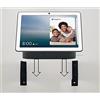 3D Cabin Google Nest Hub Max Staffa da parete per montaggio a parete per touchscreen da 10 pollici (nero)